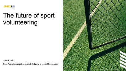download the Future of sport volunteering insights report